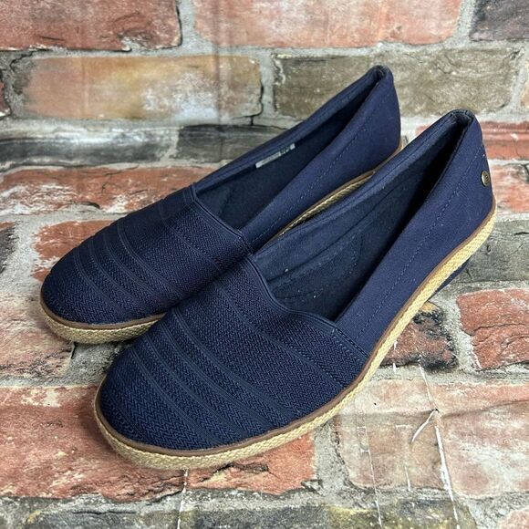 5 for $25🔥Grasshoppers Navy Quinn Wedge Comfort Shoes Size 7 - Picture 1 of 7